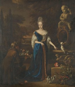 Retrato de Maria Cornelisz, Esposa de Silvester van Tongeren de Jan Baptist Weenix