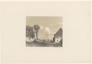 Vista da Veerweg em Culemborg de Jan Weissenbruch