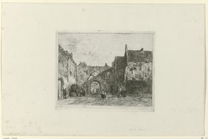 Vista do Binnenhof de Jan Weissenbruch