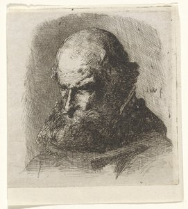 Estudo de um homem idoso de Jan Weissenbruch