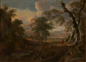 Paisagem com estrada de Jan Wijnants