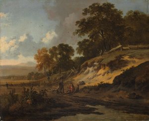 Paisagem com Caçadores, c. 1660-1680.