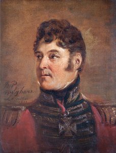 Retrato do general Sir Colin Halkett, soldado britânico, 1821.