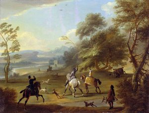 Um partido de Hawking, c.1690