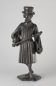 Chorão do túmulo de Isabella de Bourbon, c. 1475-76 (bronze) de Jan attrib.to Borman