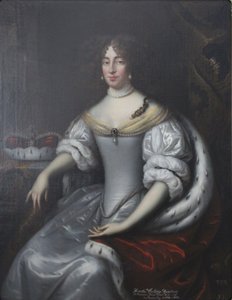 Retrato de Doroteia de Brandeburgo, nascida von Schleswig-Holstein-Sonderburg-Glücksburg (1636-1689) de Jan de Baen