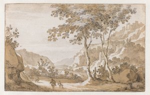 Albano visto do oeste de Jan de Bisschop (attributed to)