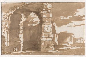 Parte das termas de Diocleciano e S. Bernardo alle Terme de Jan de Bisschop