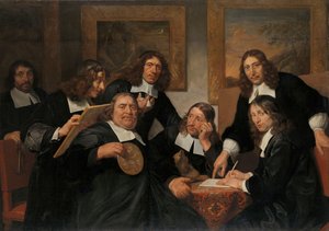 Os Governadores da Guilda de São Lucas, Haarlem, 1675