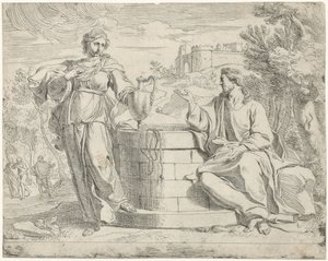 Cristo e a mulher samaritana de Jan de Pape (rejected attribution)