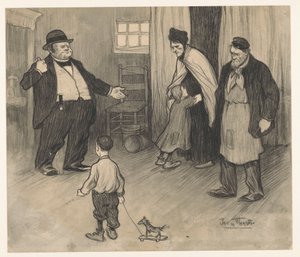 O senhorio despeja a família
