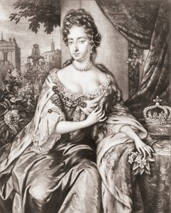 Rainha Maria II da Inglaterra, Escócia e Irlanda. de Jan or Verkolye (after) Verkolje