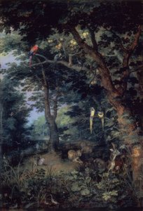 O Paraíso Terrestre &39;, ca de Jan the Elder Brueghel