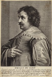 Retrato, de, paulus, du, pont de Jan the Elder Lievens