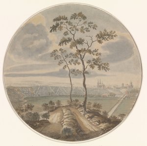 Vista da cidade de Kleve de Jan van Call (I) (attributed to)