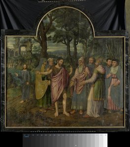 Tríptico com cenas da vida de São João Batista de Jan van Coninxloo (II)