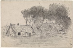Fazendas entre árvores de Jan van Essen