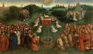 Adoração do Cordeiro de Jan van Eyck