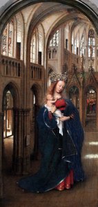 Alemão: Die Madonna in der Kirche A Madona na Igreja de Jan van Eyck