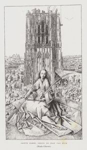 Santa Bárbara, 1437 de Jan van Eyck
