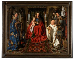 A Virgem e a Criança com o Canon Joris van der Paele de Jan van Eyck