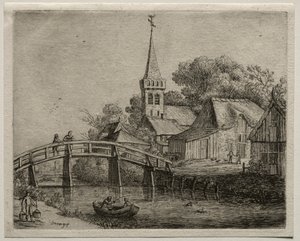 A ponte de madeira de Jan van Goyen