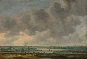 Vista de Haarlem e do Haarlemmer Meer, 1646.
