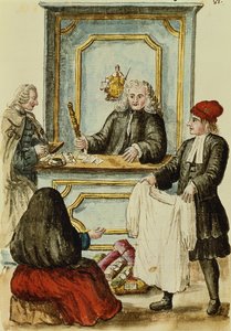 Um leilão (wc no papel) de Jan van Grevenbroeck