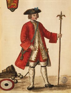 Bombista de navios venezianos, de Jan van Grevenbroeck ou Giovanni Grevembroch (1731-1807), Gli Abiti de Veneziani, de livro ilustrado de fantasias, aguarela