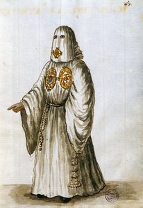 Vestes da Confraria da Santíssima Trindade (caneta e tinta e wc no papel) de Jan van Grevenbroeck