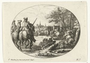 Cerco de uma cidade Cenas militares da vida de Luís XIV, Rei da França (título da série) de Jan van Huchtenburg