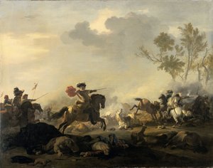Ataque de Cavalaria de Jan van Huchtenburg