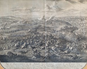A Batalha de Höchstädt em 13 de agosto de 1704