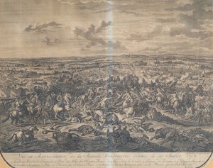 A Batalha de Oudenaarde em 11 de julho de 1708