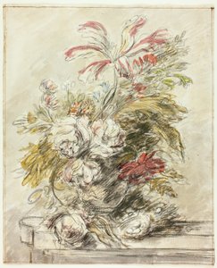 Um pedaço de flor de Jan van Huysum