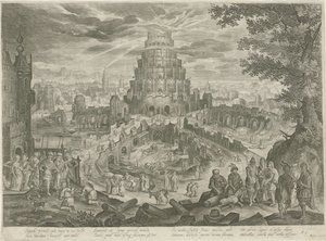 Nimrod tem a Torre de Babel construída Bíblia Real (título da série)