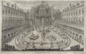 Carrossel no Hofburg em Viena
Ballet a cavalo por ocasião do casamento do Imperador Leopoldo I e Margaret Theresa de Espanha (título da série)