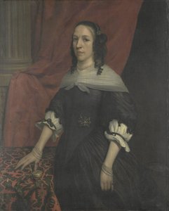 Retrato de uma mulher, possivelmente Anna van Bourgondië, fundadora da Slot Windenburg op Dryschor (Schouwen) e esposa de Adolf van Kleef de Jan van Rossum
