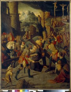 Episódio da Paixão de Cristo: calvário de Jan van Scorel