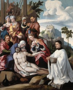 Lamentação de Cristo com um dador de Jan van Scorel