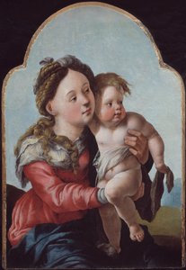 Madonna e criança, 1527-1530 de Jan van Scorel