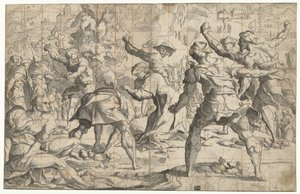 Apedrejamento de Estêvão de Jan van Scorel