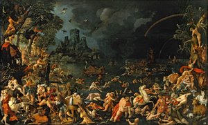 O dilúvio ... de Jan van Scorel