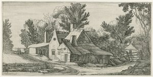 Paisagem com quintas de Jan van de Velde (II) (manner of)