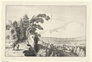 Vista de um vale
Paisagens (título da série)
Amenissimae aliquot requculae (título da série) de Jan van de Velde (II)