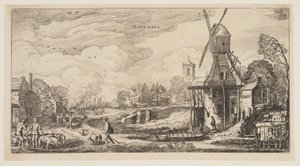 novembro, de Os Doze Meses do Ano de Jan van de Velde II