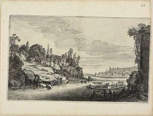 Paisagem fluvial de Jan van de Velde II