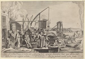 Ignis (Fogo) de Jan van de Velde II, after Willem Buytewech