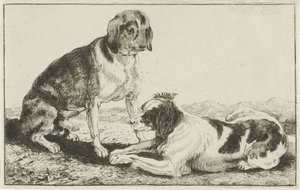Dois cães em repouso
Animais (título da série)
Zoographiam (título da série)