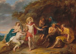 O julgamento de Midas, c. 1640.